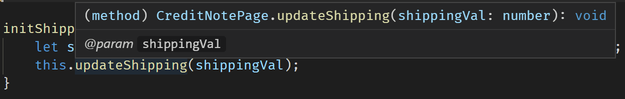 TS powered intellisense