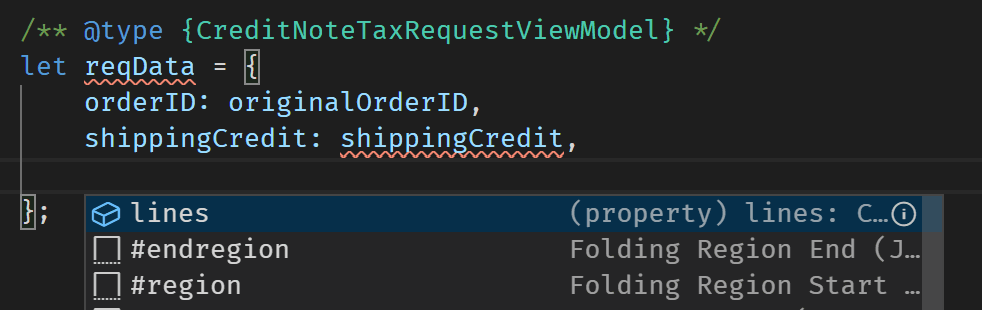 Inline JsDoc Comments